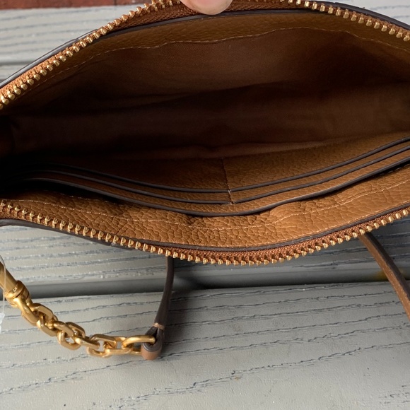 Tory Burch Carson Stripe Leather Crossbody Bag - Picture 10 of 12